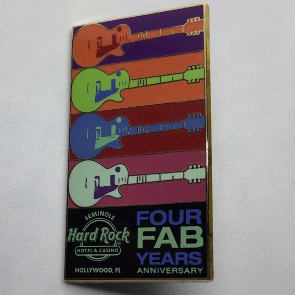 4 Seminole Hard Rock Hotel & Casino Pins ( Hollywood Florida ) #2 - Picture 10 of 12